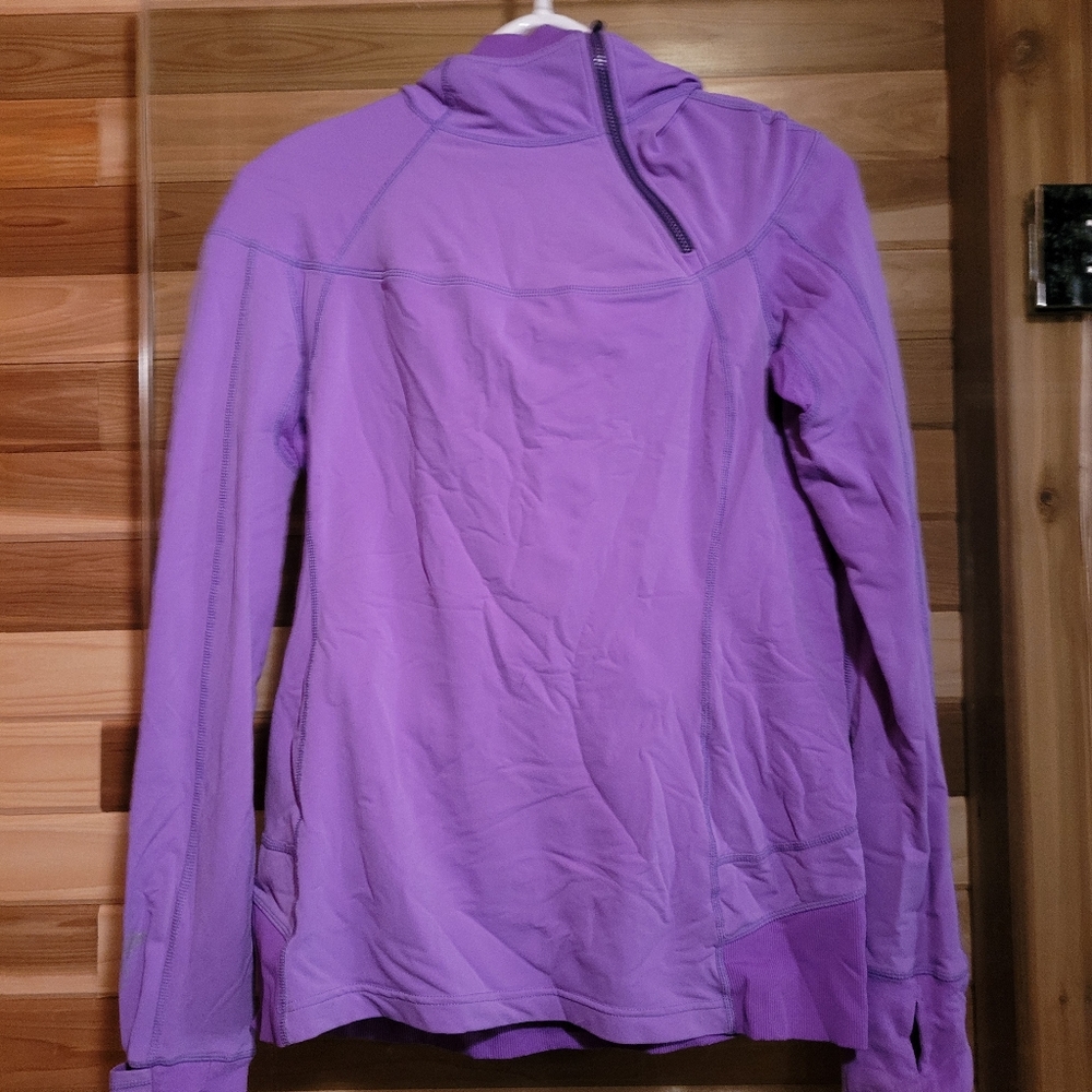lululemon athletica Purple Crew Neck Sweater
